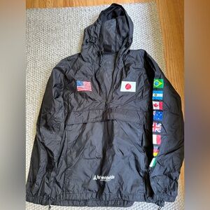 Men’s HUF brand windbreaker, size M